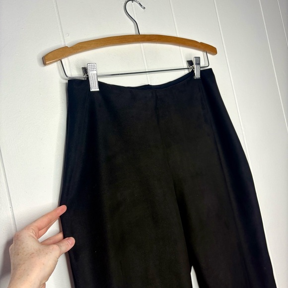 Commando Faux Suede Legging in Black Women’s Size Large Night Out High Waist - Picture 5 of 8